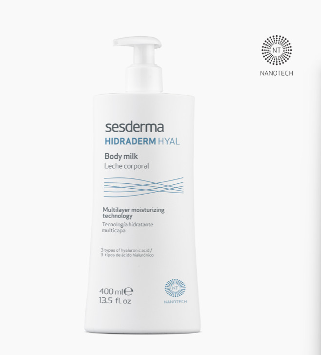 SESDERMA dermocosmetica Nanotech Listening to your skin HIDRATACIÓN HIDRADERM HYAL Leche Corporal