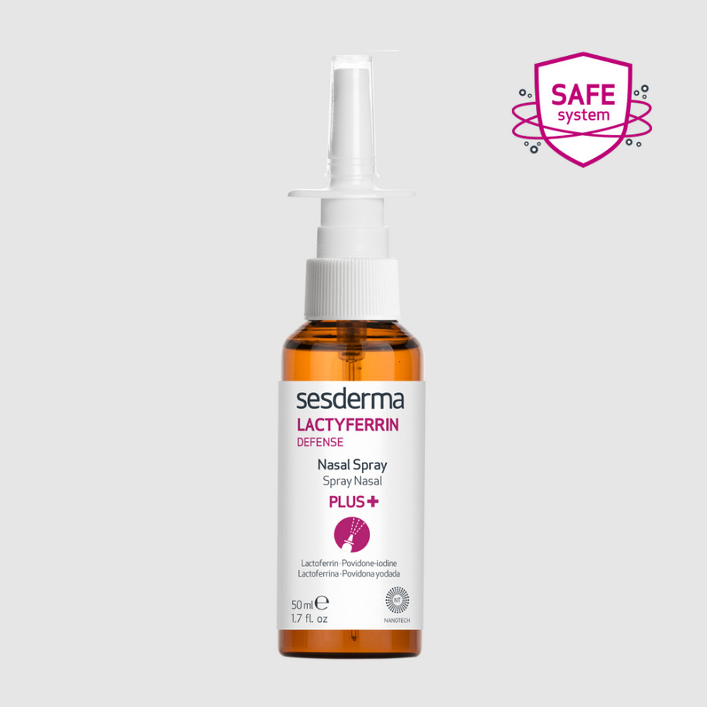SESDERMA dermocosmetica Nanotech Listening to your skin LACTYFERRIN Defense Spray Nasal Plus