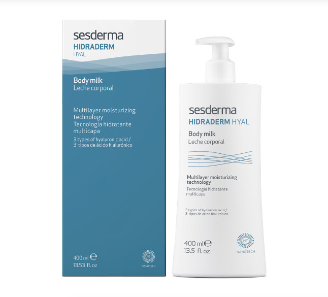SESDERMA dermocosmetica Nanotech Listening to your skin HIDRATACIÓN HIDRADERM HYAL Leche Corporal