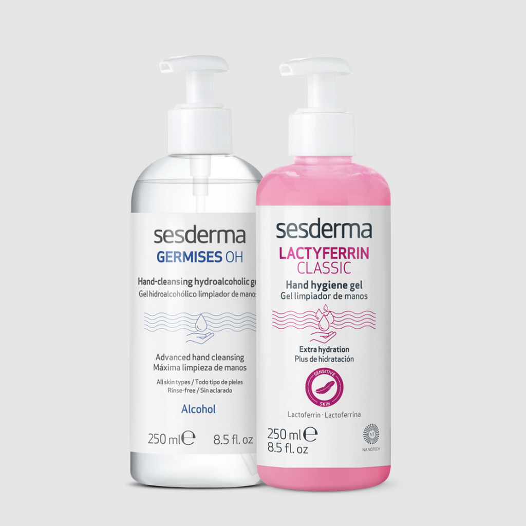 SESDERMA dermocosmetica Nanotech Listening to your skin PROMO GERMISES OH 250 ml & LACTYFERRIN 250 ml