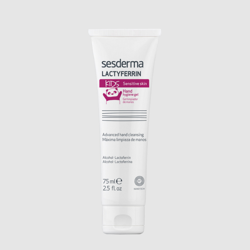 SESDERMA dermocosmetica Nanotech Listening to your skin LACTYFERRIN KIDS Gel limpiador de manos 75ml