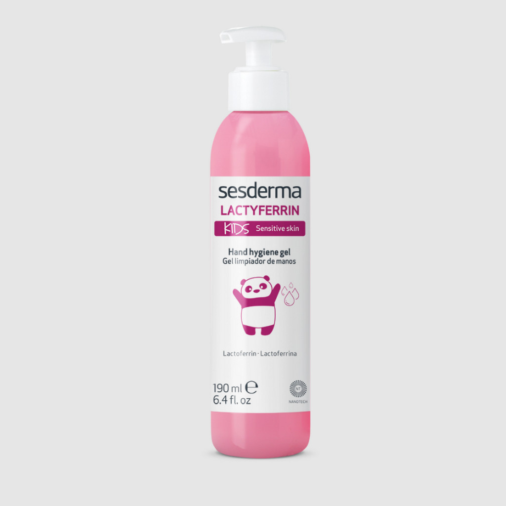SESDERMA dermocosmetica Nanotech Listening to your skin LACTYFERRIN KIDS Gel limpiador de manos 190ml