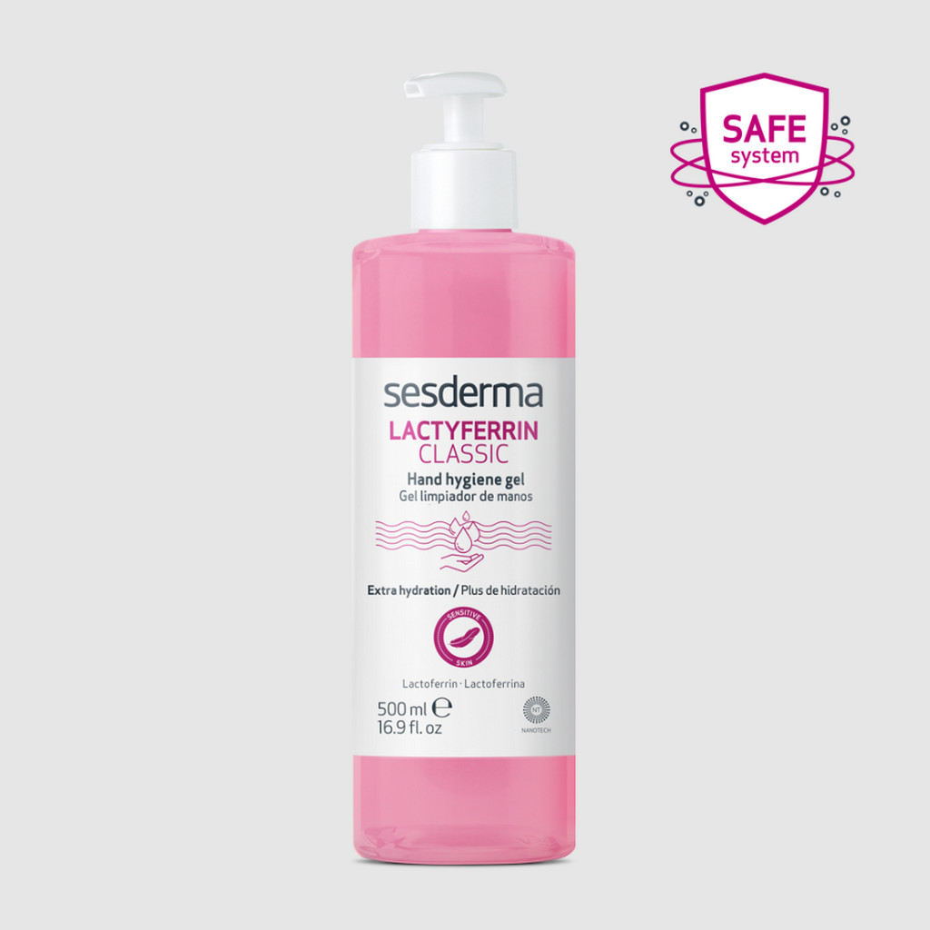 SESDERMA dermocosmetica Nanotech Listening to your skin LACTYFERRIN CLASSIC limpiador de Manos 500ml