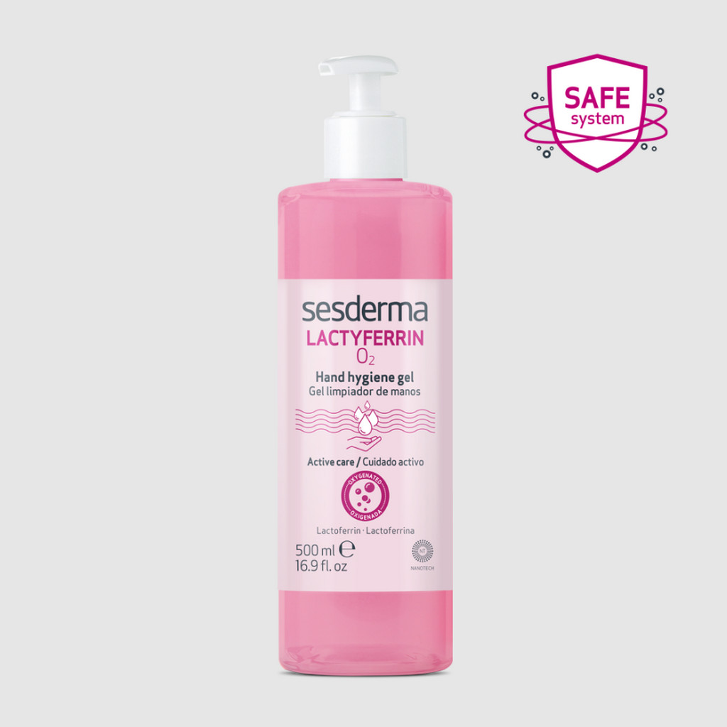 SESDERMA dermocosmetica Nanotech Listening to your skin LACTYFERRIN O2 gel limpiador 500ml