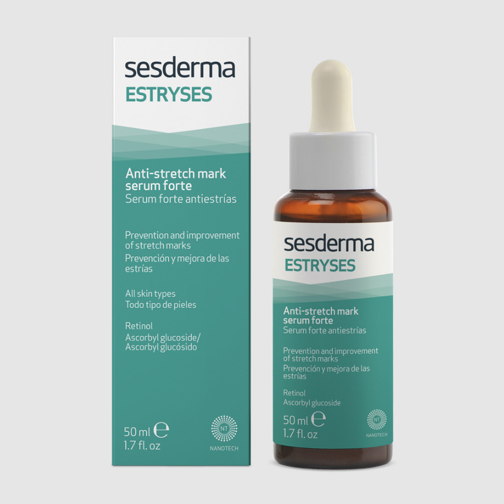 SESDERMA dermocosmetica Nanotech Listening to your skin ESTRYSES SERUM FORTE antiestrias