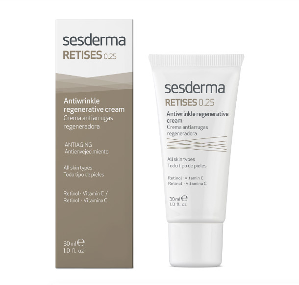 SESDERMA dermocosmetica Nanotech Listening to your skin ARRUGAS RETISES Crema antiarrugas regeneradora 0.25%