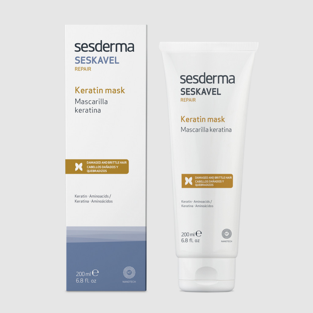SESDERMA dermocosmetica Nanotech Listening to your skin SESKAVEL REPAIR Mascarilla Keratina