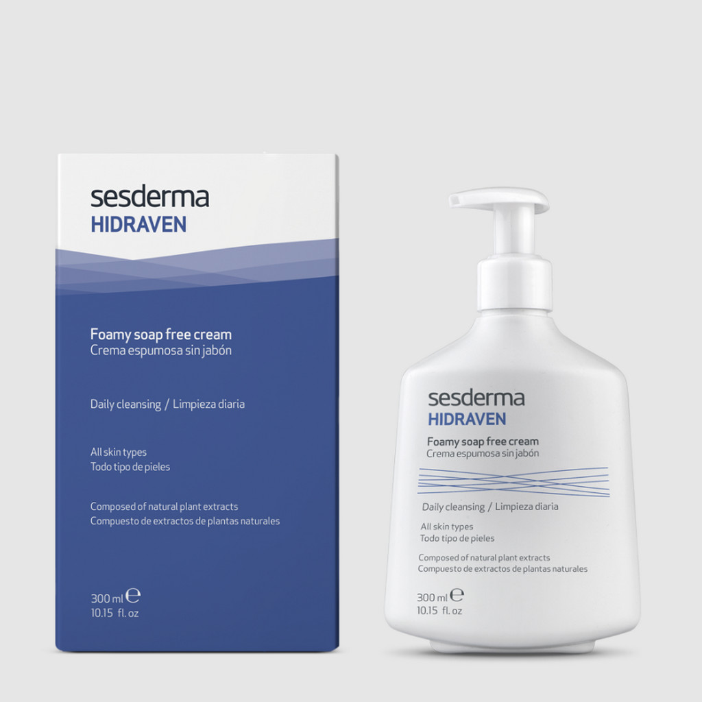 SESDERMA dermocosmetica Nanotech Listening to your skin HIDRAVEN Crema espumosa sin jabón SESDERMA dermocosmetica Nanotech Listening to your skin HIDRAVEN Crema espumosa sin jabón