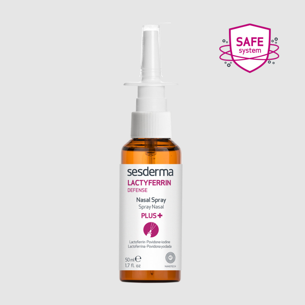 SESDERMA dermocosmetica Nanotech Listening to your skin LACTYFERRIN Defense Spray Nasal Plus