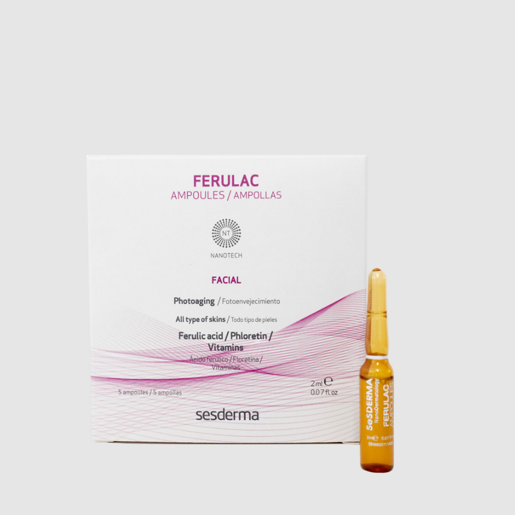 SESDERMA dermocosmetica Nanotech Listening to your skin FERULAC Liposomal Ampoulles