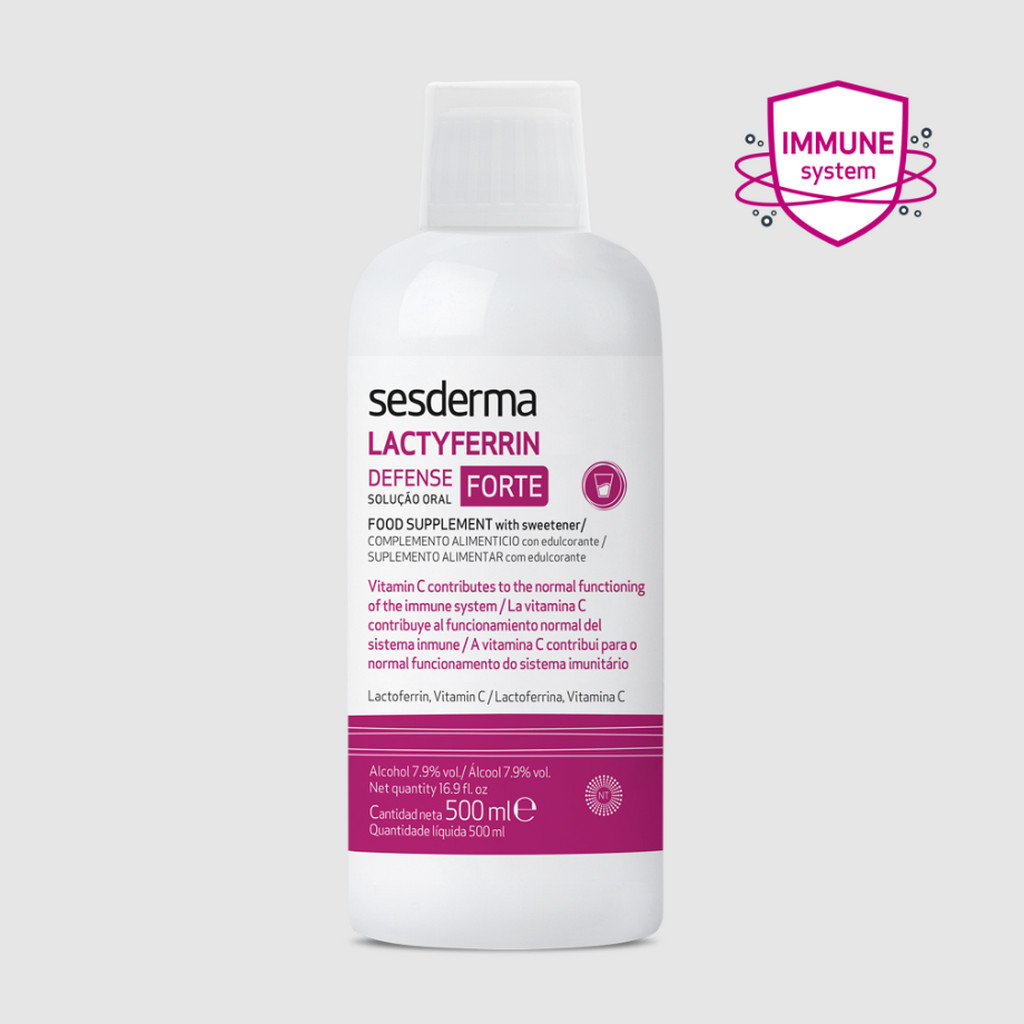 SESDERMA dermocosmetica Nanotech Listening to your skin LACTYFERRIN Defense Forte Bebible 500ml