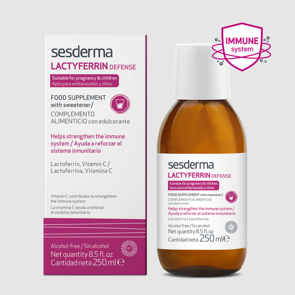 SESDERMA dermocosmetica Nanotech Listening to your skin LACTYFERRIN DEFENSE APTO PARA EMBARAZADAS Y NIÑOS
