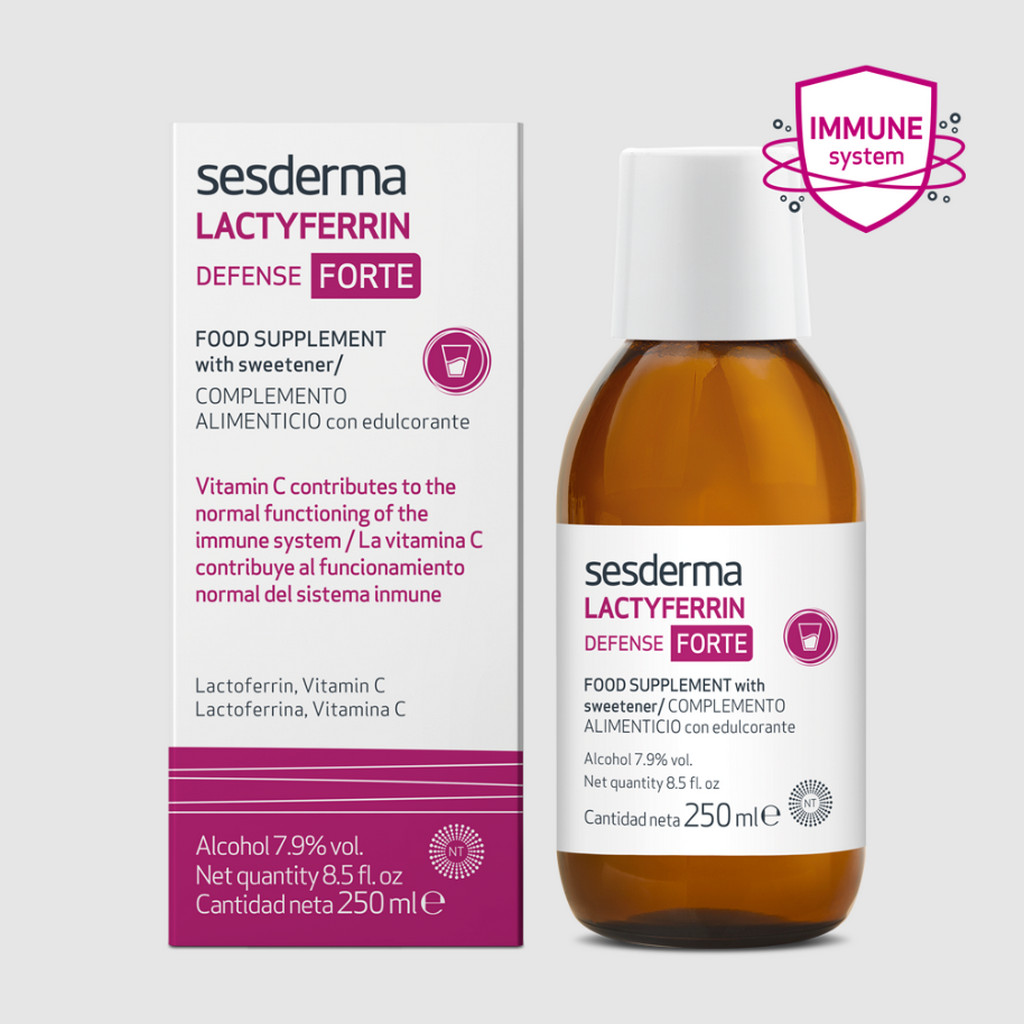 SESDERMA dermocosmetica Nanotech Listening to your skin LACTYFERRIN Defense Forte Bebible 250ml
