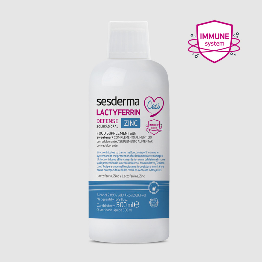 SESDERMA dermocosmetica Nanotech Listening to your skin LACTYFERRIN ZINC 500ml
