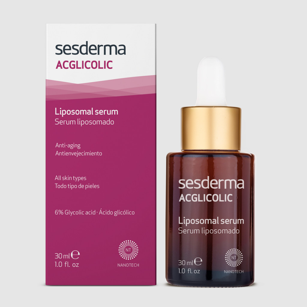 SESDERMA dermocosmetica Nanotech Listening to your skin ACGLICOLIC Liposomal serum
