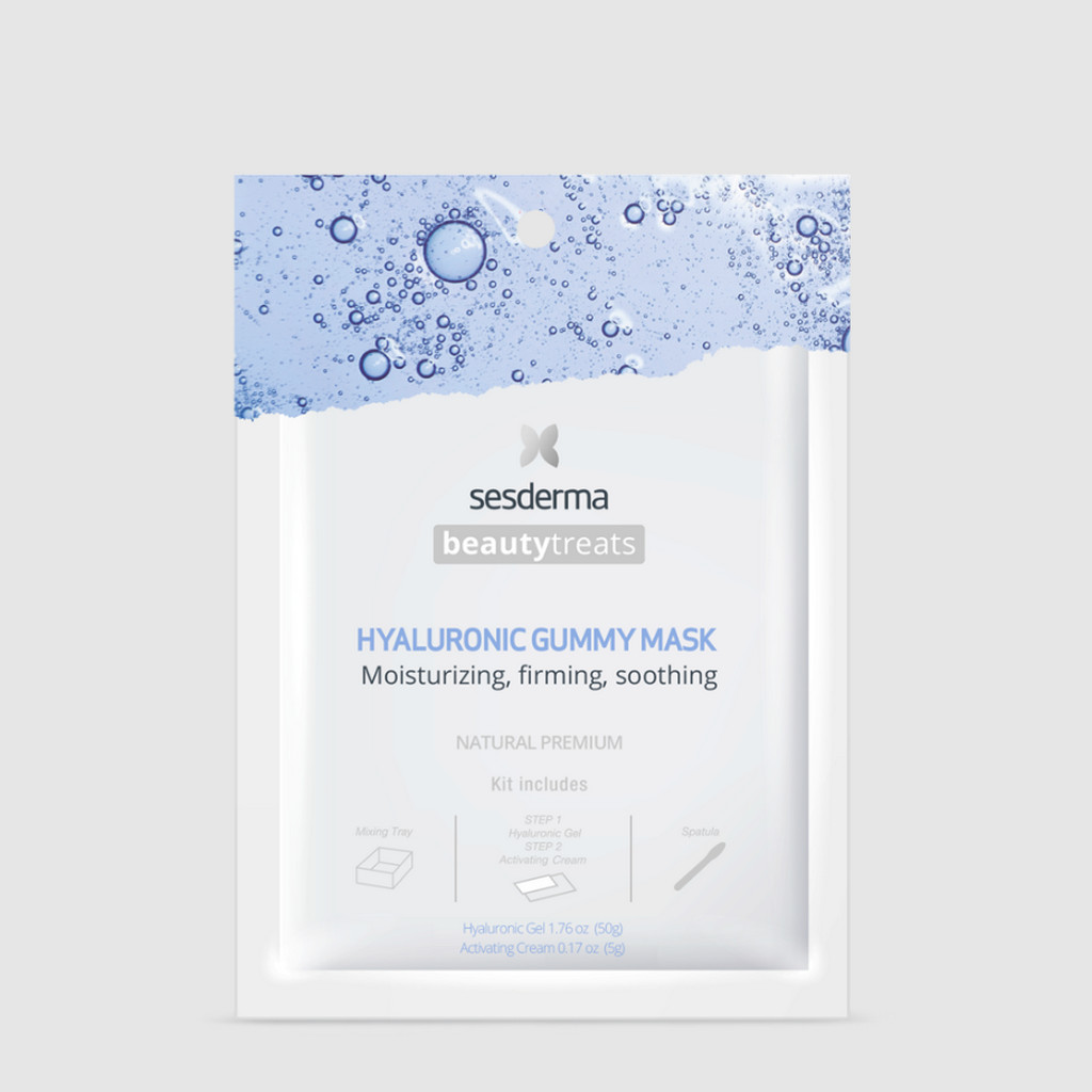 SESDERMA dermocosmetica Nanotech Listening to your skin BEAUTY TREATS Mascarilla facial hidratante Hyaluronic Gummy Mask