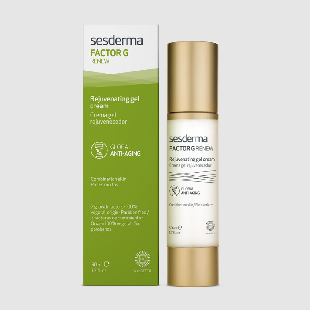 SESDERMA dermocosmetica Nanotech Listening to your skin FACTOR G RENEW Crema Gel