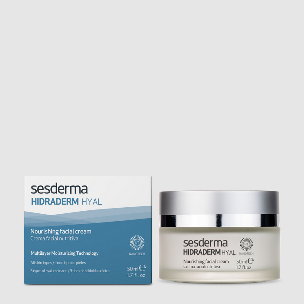 SESDERMA dermocosmetica Nanotech Listening to your skin HIDRADERM HYAL Crema Nutritiva