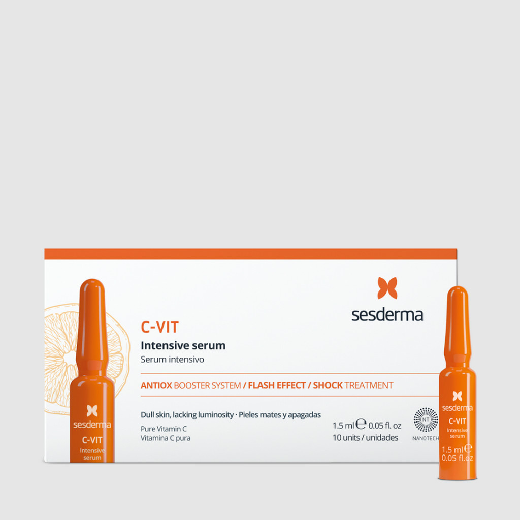 SESDERMA dermocosmetica Nanotech Listening to your skin C VIT Intensive Serum Ampollas