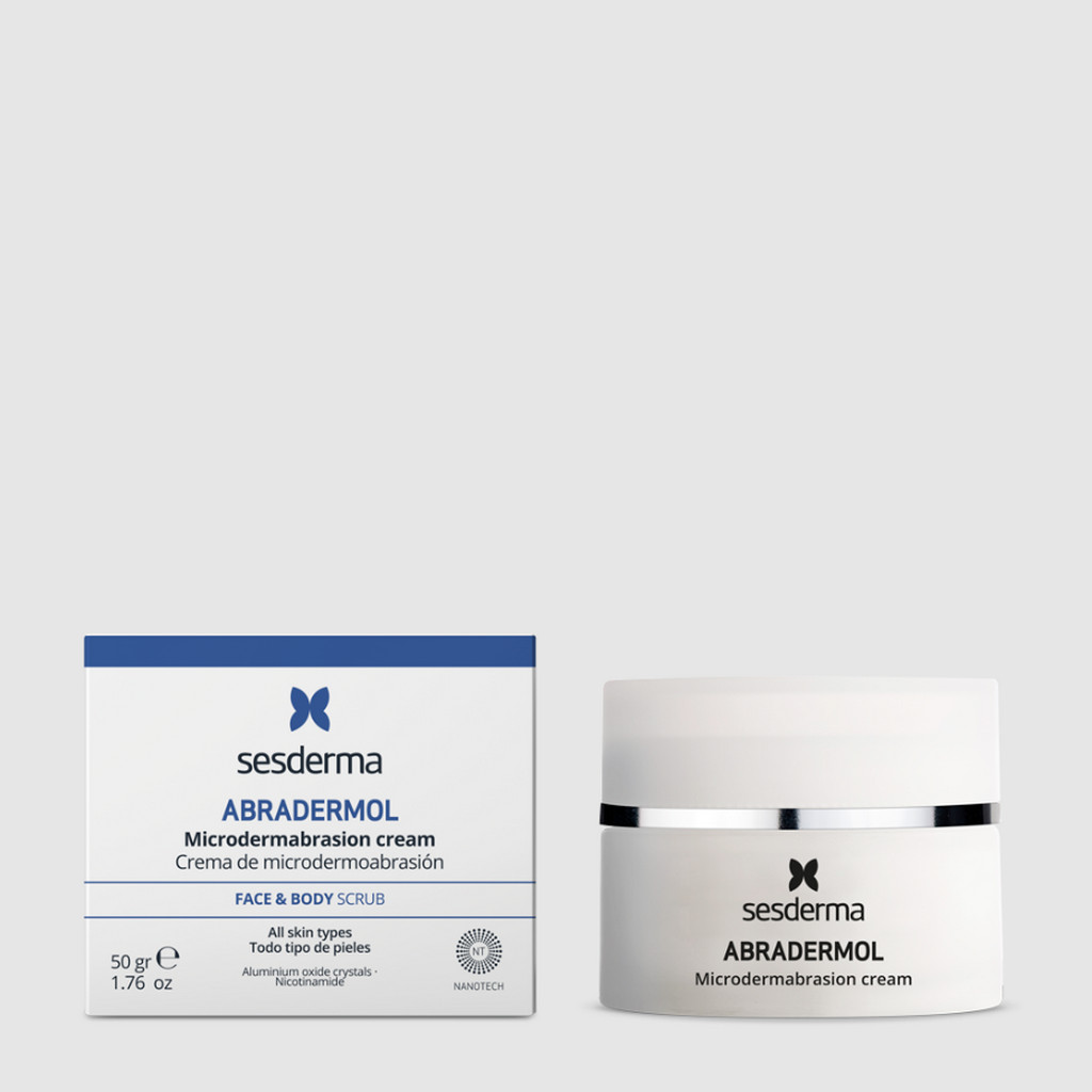 SESDERMA dermocosmetica Nanotech Listening to your skin ABRADERMOL Crema Microdermoabrasión