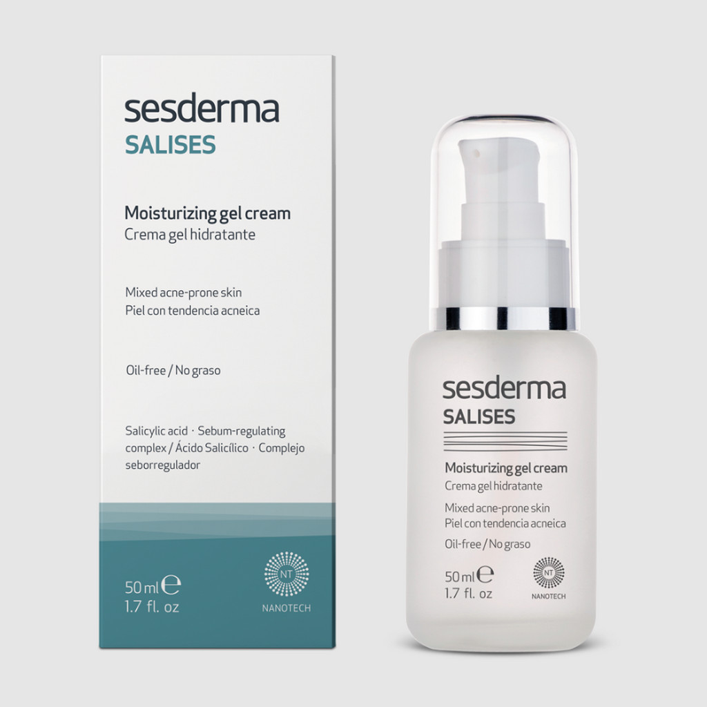 SESDERMA dermocosmetica Nanotech Listening to your skin SALISES Crema gel hidratante