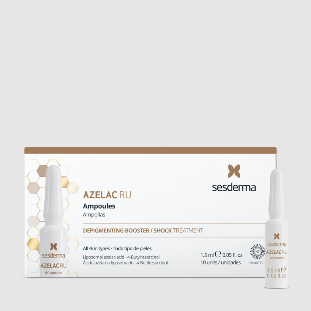 SESDERMA dermocosmetica Nanotech Listening to your skin AZELAC RU Ampollas