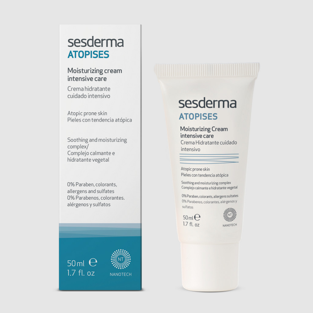 SESDERMA dermocosmetica Nanotech Listening to your skin ATOPISES Crema hidratante cuidado intensivo