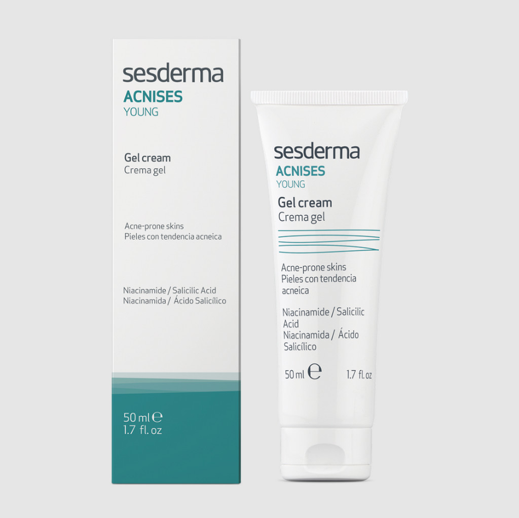 SESDERMA dermocosmetica Nanotech Listening to your skin ACNISES Crema gel facial
