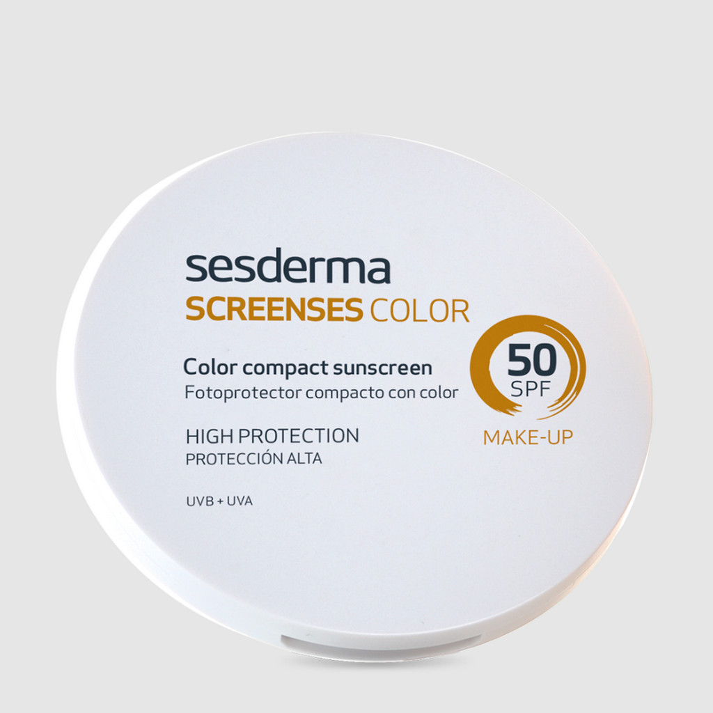 SESDERMA dermocosmetica Nanotech Listening to your skin SCREENSES Compacto SPF 50 Light