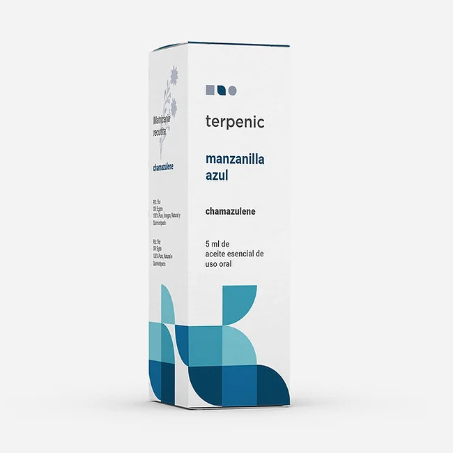 TERPENIC LABS ae manzanilla azul alemana Matricaria recutita chamazulene Aceite esencial de uso oral