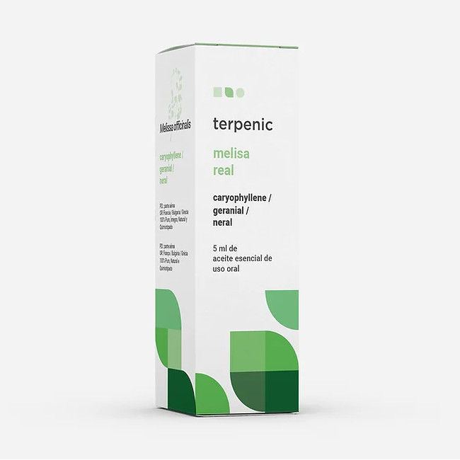 TERPENIC LABS ae melisa real Melissa officinalis caryophyllene / geranial / neral Aceite esencial BIO de uso oral