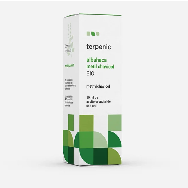 TERPENIC LABS ae albahaca metil chavicol Ocimum basilicum methylchavicol Aceite esencial BIO de uso oral