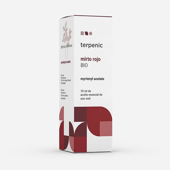 TERPENIC LABS ae mirto rojo Myrtus communis myrtenyl acetate Aceite esencial BIO de uso oral