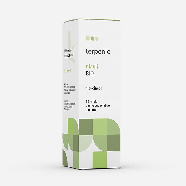 TERPENIC LABS ae niauli Melaleuca quinquenervia 1,8-cineol Aceite esencial BIO de uso oral