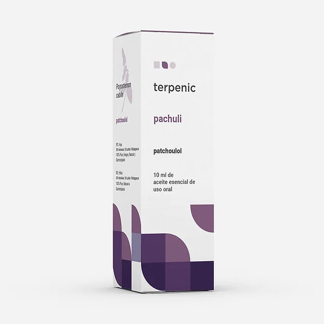 TERPENIC LABS ae pachuli Pogostemon cablin patchoulol Aceite esencial BIO de uso oral