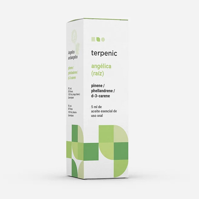 TERPENIC LABS ae angélica raíz Angelica archangelica pinene / phellandrene / D-3-carene Aceite esencial de uso oral