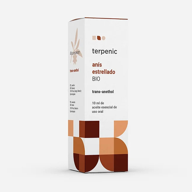 TERPENIC LABS ae anís estrellado Illicium verum trans-anethol Aceite esencial BIO de uso oral