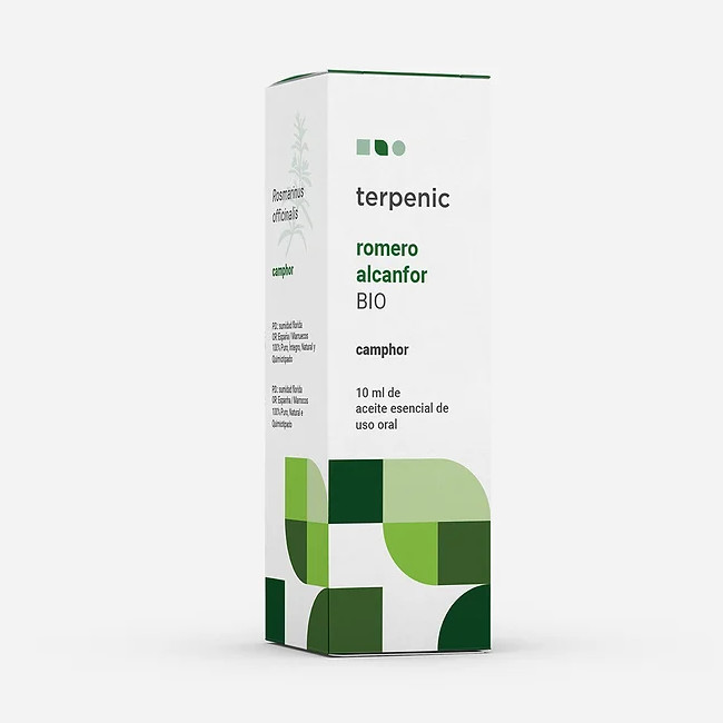 TERPENIC LABS ae romero alcanfor Rosmarinus officinalis camphor Aceite esencial BIO de uso oral