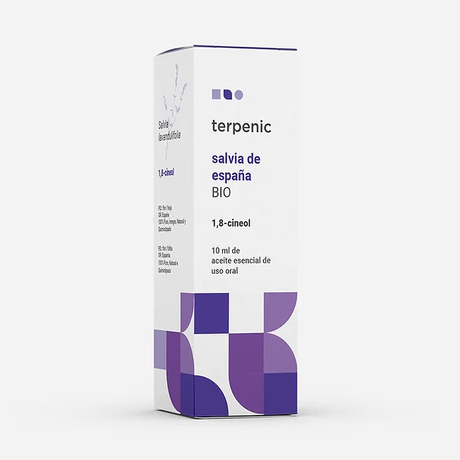 TERPENIC LABS ae salvia españa Salvia lavandulifolia 1,8-cineol Aceite esencial BIO de uso oral