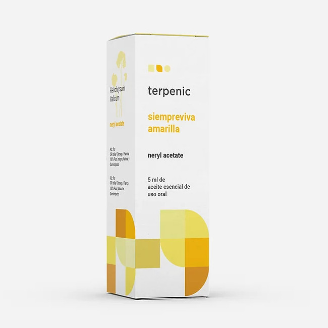 TERPENIC LABS ae siempreviva amarilla Helichrysum italicum neryl acetate Aceite esencial BIO de uso oral