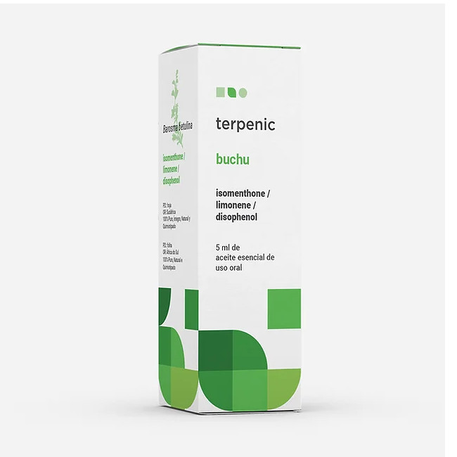 TERPENIC LABS ae buchu Barosma betulina isomenthone / limonene / disophenol Aceite esencial de uso oral