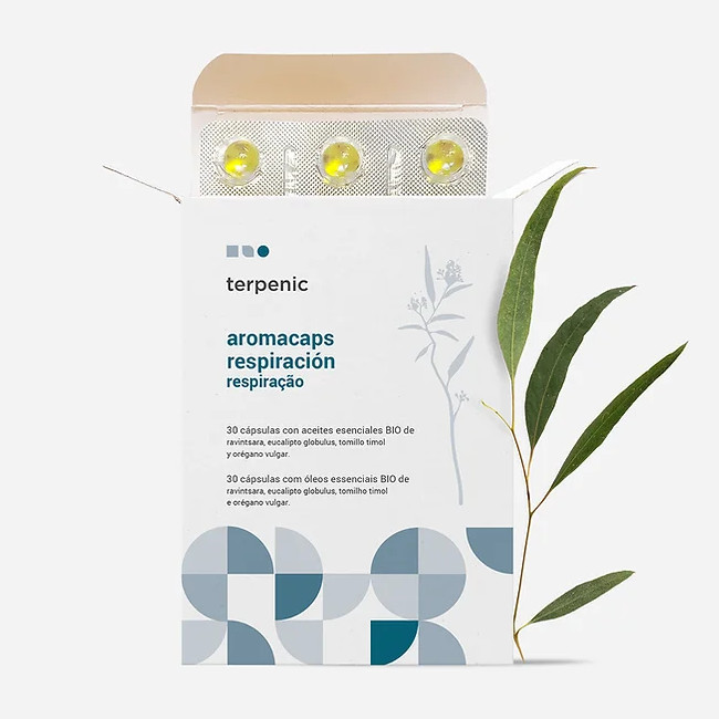 TERPENIC LABS respiración 30 cápsulas con aceites esenciales para uso oral