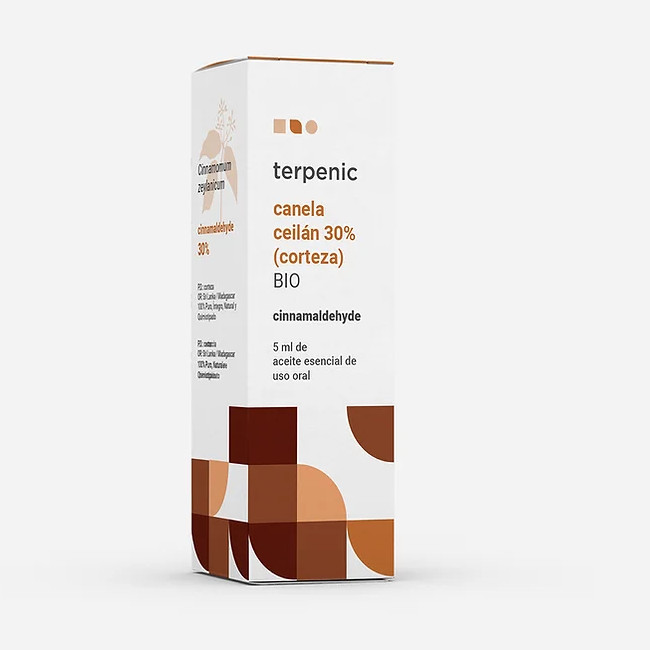 TERPENIC LABS ae canela ceilán 60% (corteza) Cinnamomum zeylanicum cinnamaldehyde Aceite esencial BIO de uso oral