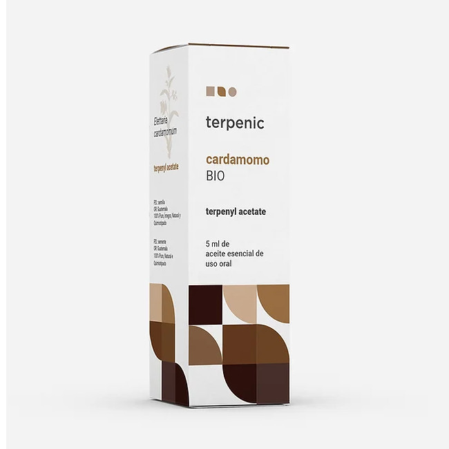 TERPENIC LABS ae cardamomo Elettaria cardamomum terpenyl acetate Aceite esencial BIO de uso oral