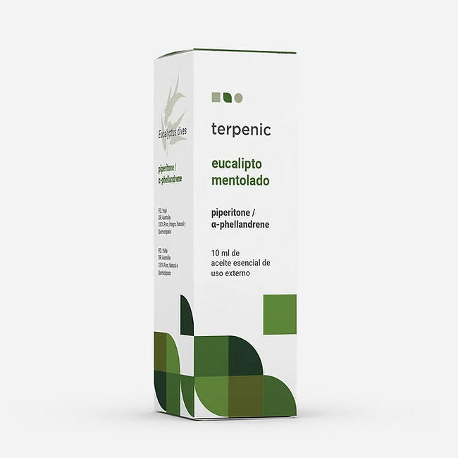 TERPENIC LABS ae eucalipto mentolado Eucalyptus dives piperitone / alpha-phellandrene Aceite esencial de uso tópico