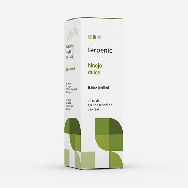 TERPENIC LABS ae hinojo dulce Foeniculum vulgare var. dulcis trans-anethol Aceite esencial de uso oral