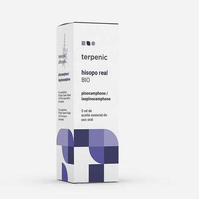 TERPENIC LABS ae hisopo real Hyssopus officinalis pinocamphone / isopinocamphone Aceite esencial BIO de uso oral