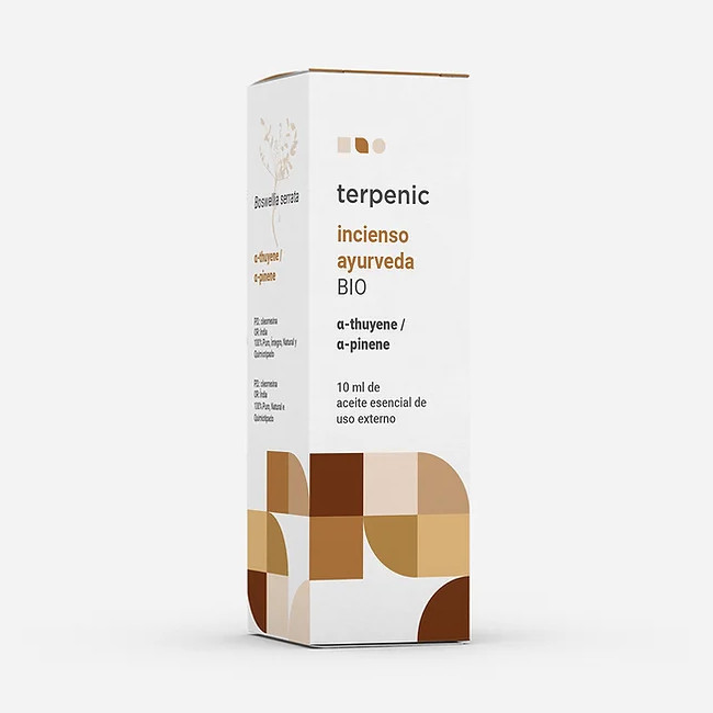 TERPENIC LABS ae incienso ayurveda Boswellia serrata alpha-thujene / alpha-pinene Aceite esencial BIO de uso tópico