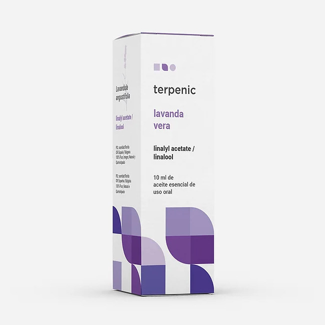 TERPENIC LABS ae lavanda vera Lavandula angustifolia linalyl acetate / linalool Aceite esencial BIO de uso oral