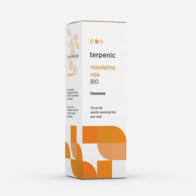 TERPENIC LABS ae mandarina roja Cymbopogon winterianus geraniol / citronellol / citronellal Aceite esencial BIO de uso oral